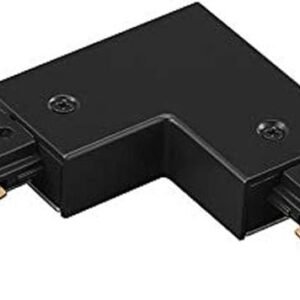 WAC Lighting, H Track Right L Connector in Black